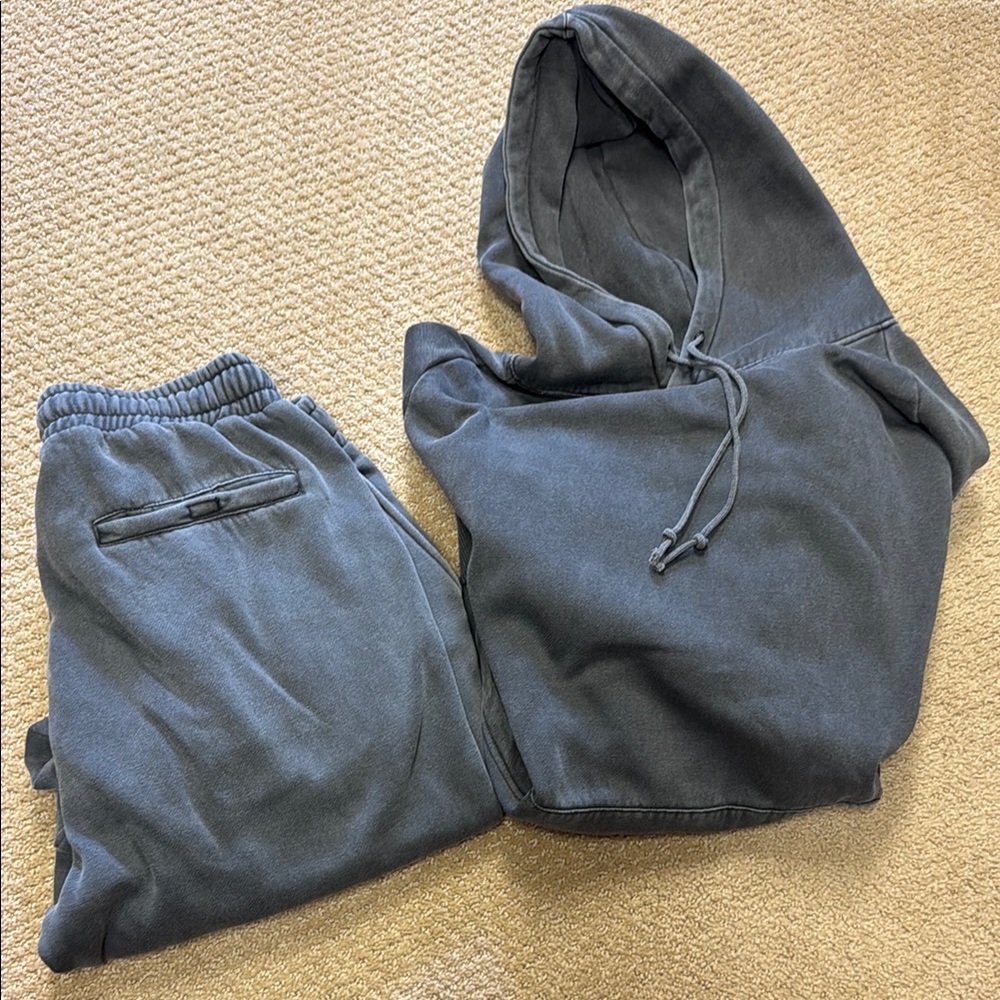 1906 Collective Black Sweatsuit Relaxed Fit